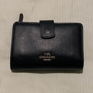 Coach Black Medium Wallet